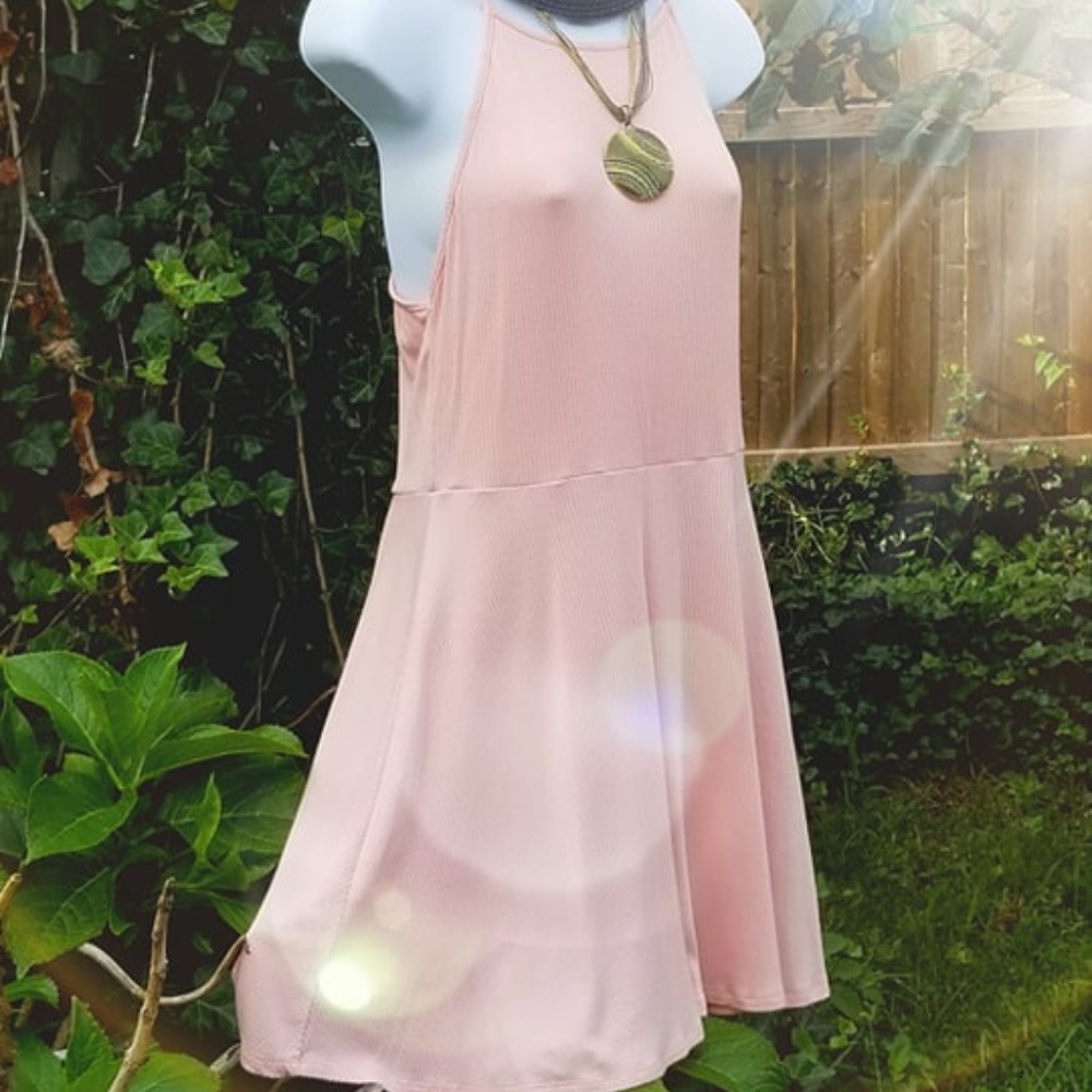 Peachy-Pink Dream Scheme Forever 21 DRESS - Picture 3 of 8